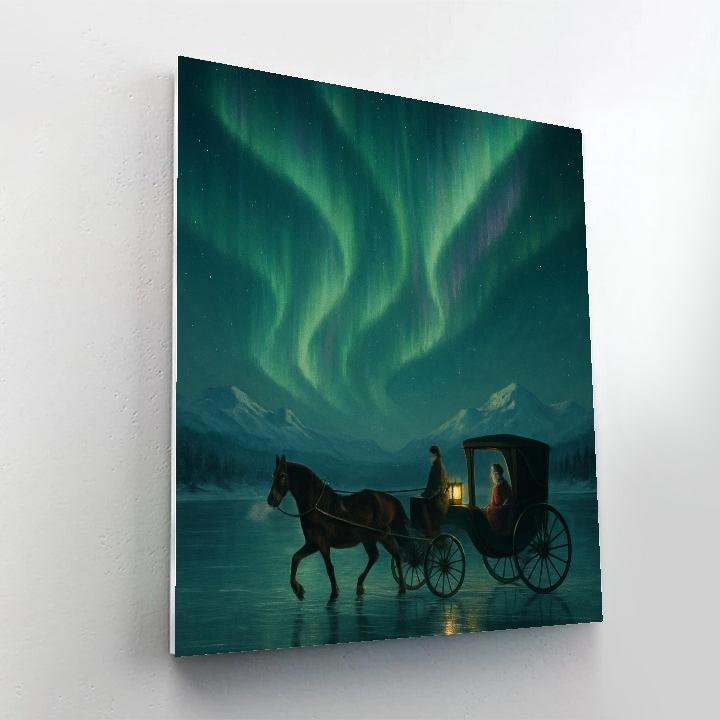 Aurora Carriage Ride Across The Lake DIY paint by numbers
