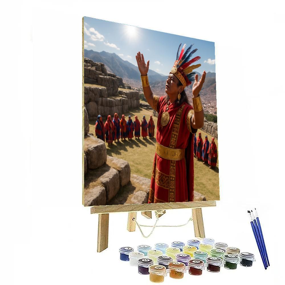 Inti Raymi Sun Festival At Sacsayhuaman Paint by numbers art