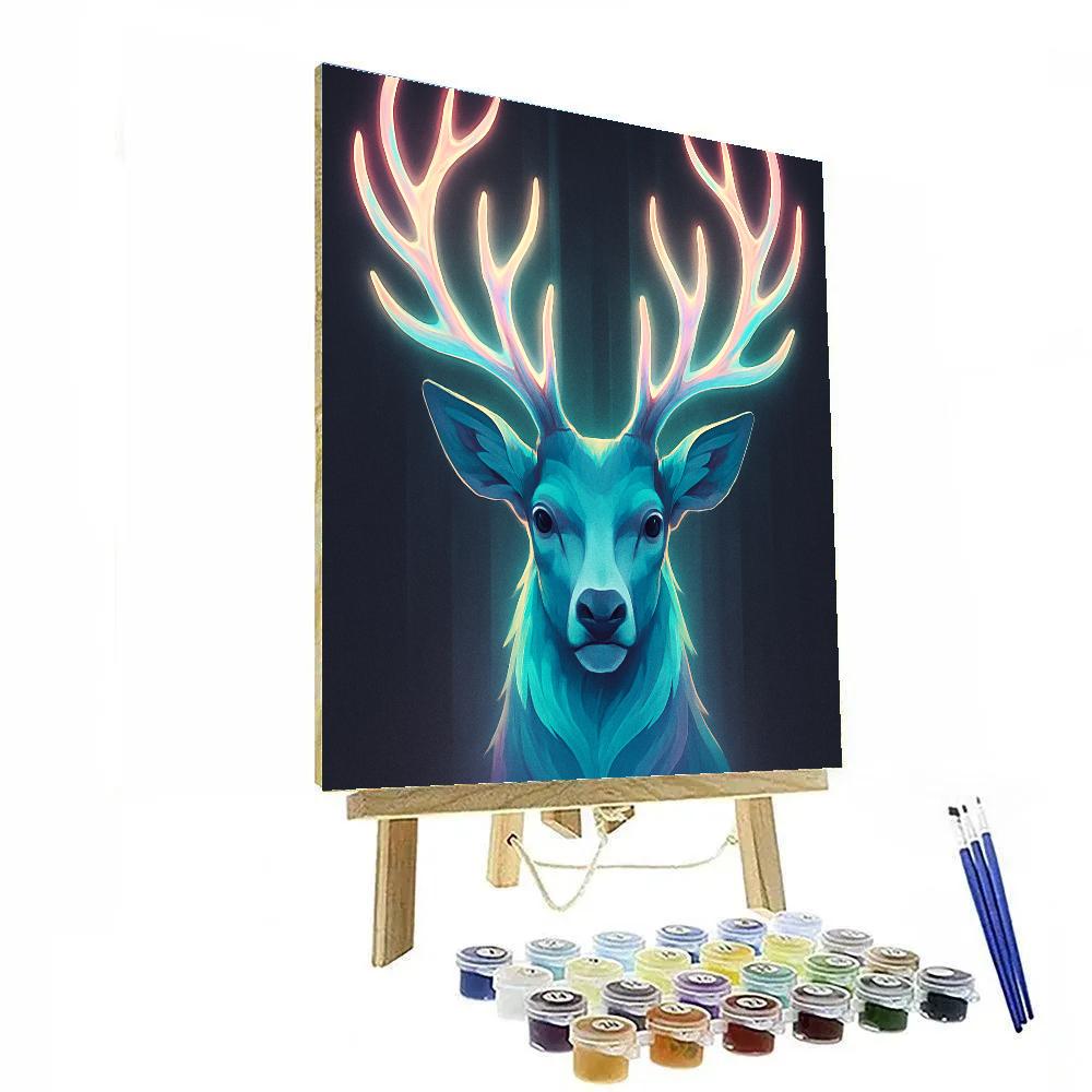 Aurora Stag Majesty Paint by numbers art
