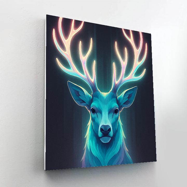 Aurora Stag Majesty Paint by numbers art
