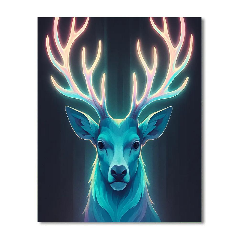 Aurora Stag Majesty Paint by numbers art