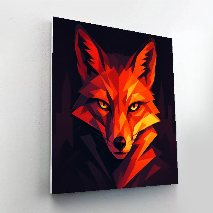 Neon Fox Urban Mirage Paint by numbers kits