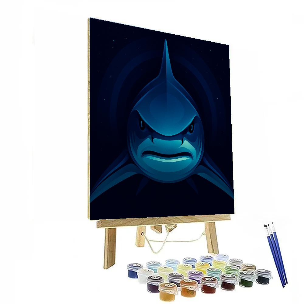 Stellar Shark Horizon Paint by numbers kits