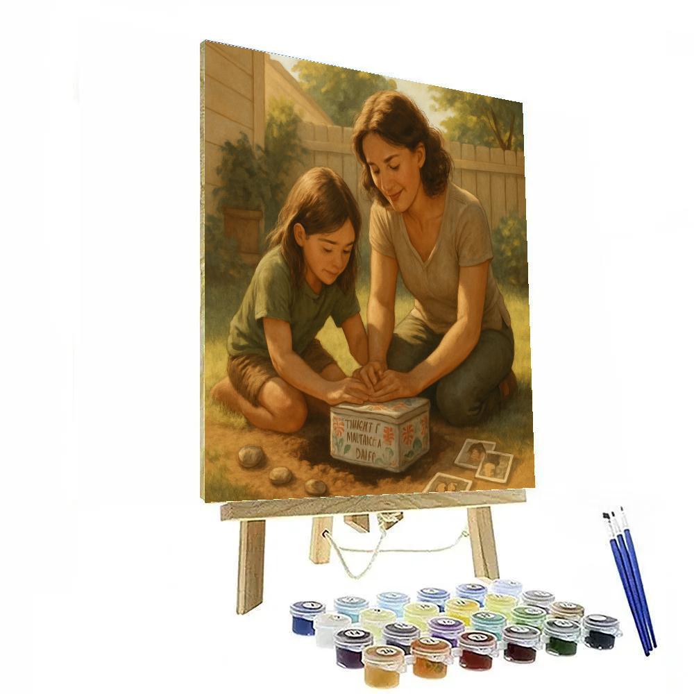 Time Capsule Afternoon With Mom painting number kit