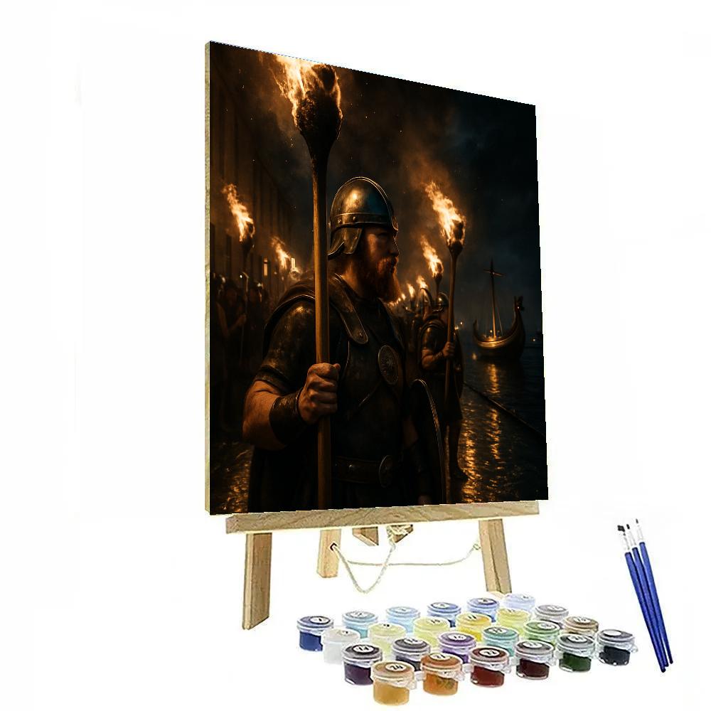 Up Helly Aa Fire Festival In Shetland Paint by numbers kits