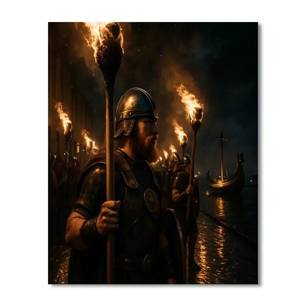 Up Helly Aa Fire Festival In Shetland Paint by numbers kits