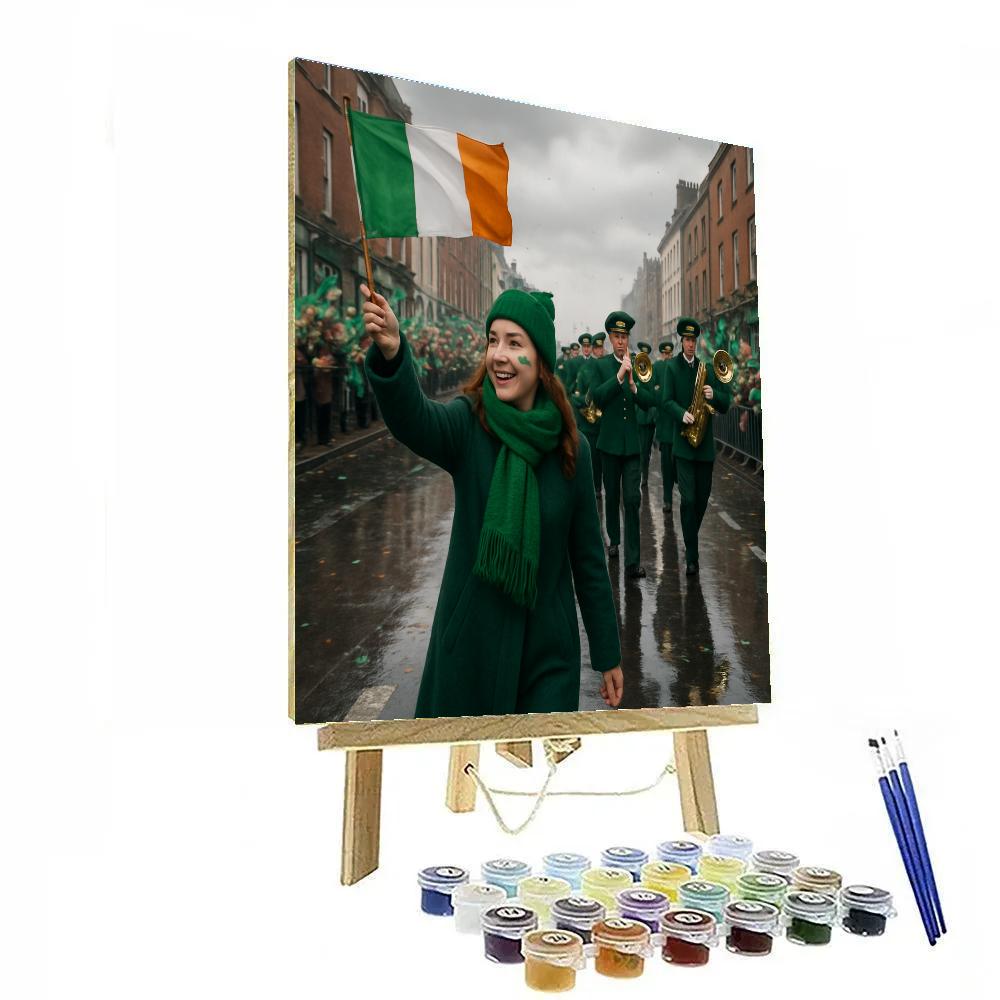 Saint Patricks Day Parade In Dublin Paint by numbers kits