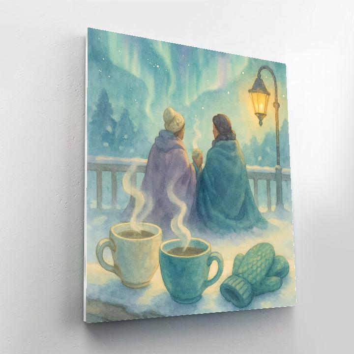 Aurora Tea On The Terrace Number painting