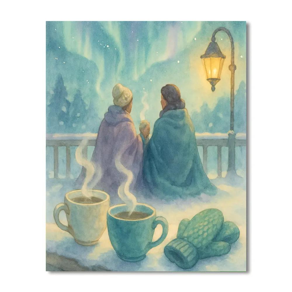 Aurora Tea On The Terrace Number painting