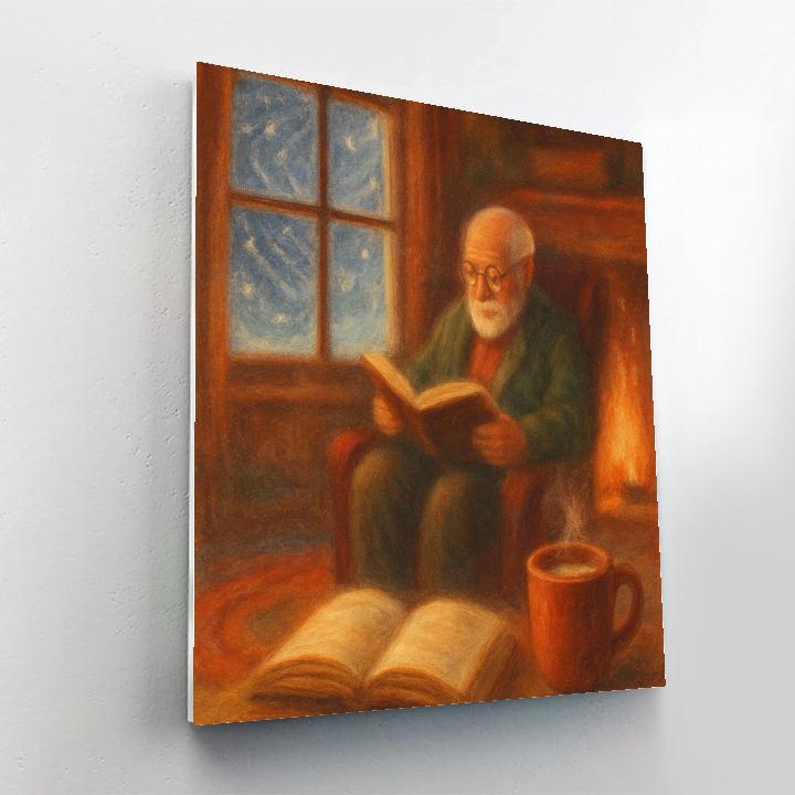 Fireside Storytime Blizzard paint by number