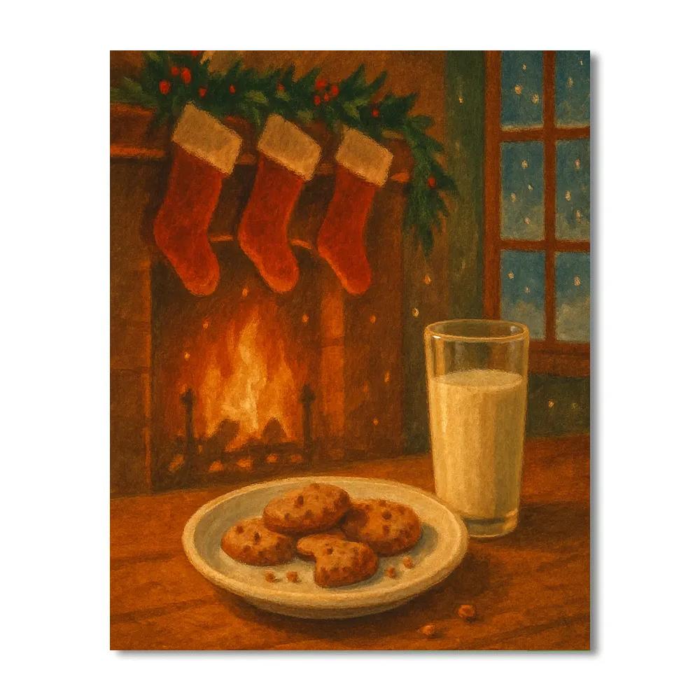 Cookies For The Night Traveler paint by color