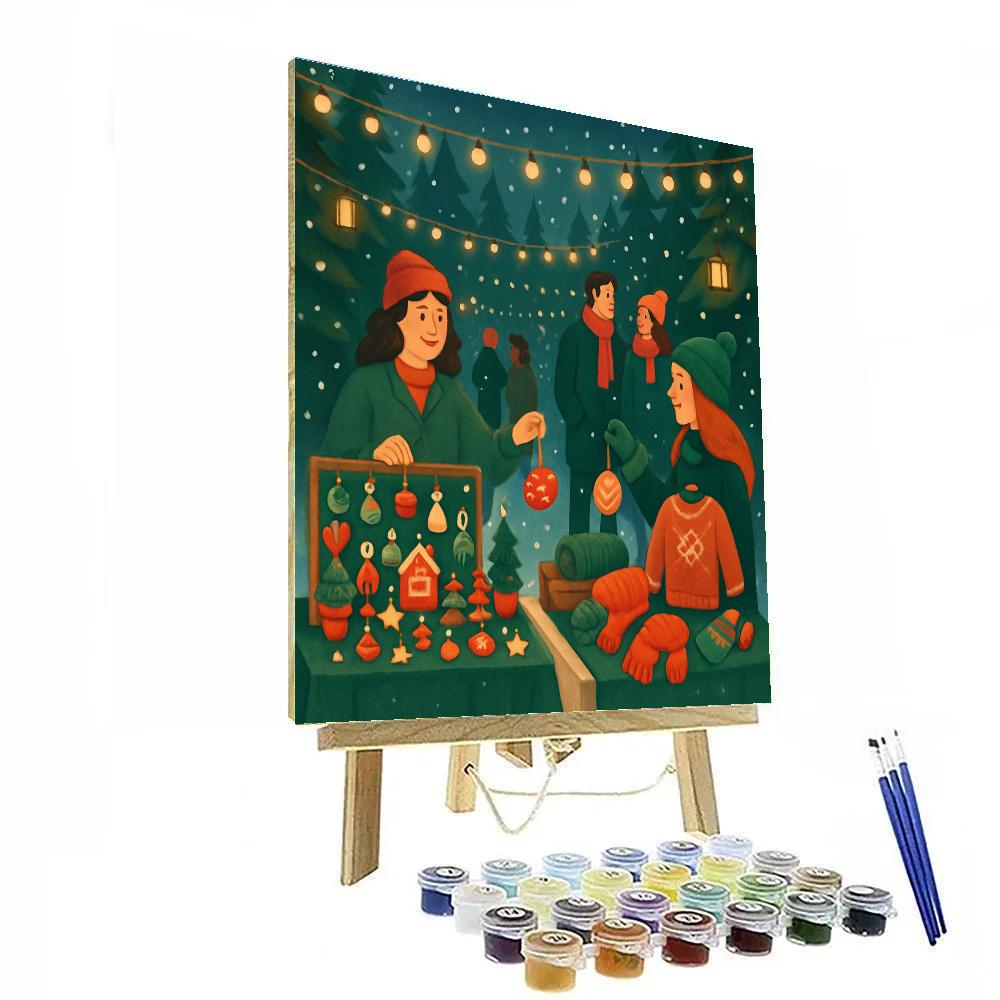 Starlight Fir Makers Market Numbered painting kits