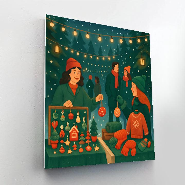 Starlight Fir Makers Market Numbered painting kits