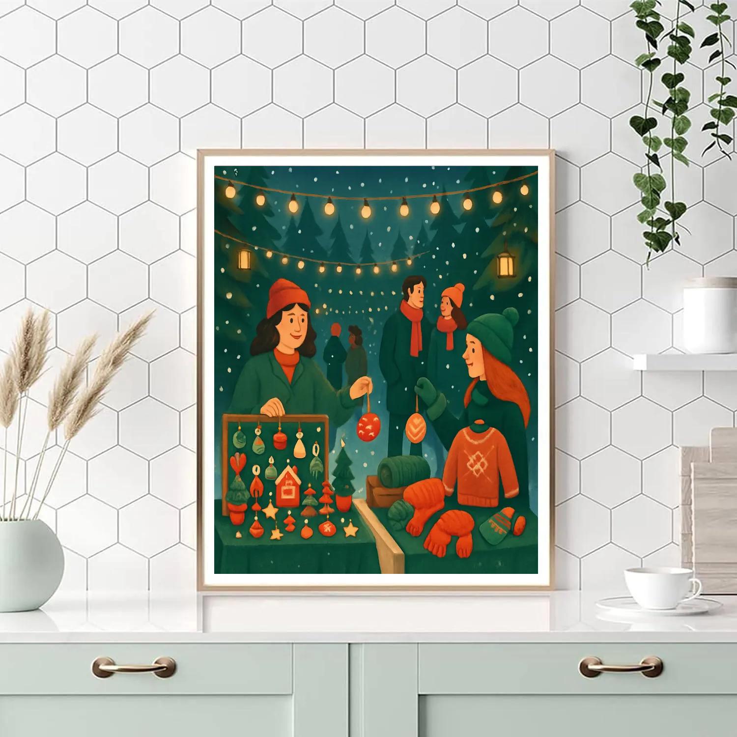 Starlight Fir Makers Market Numbered painting kits