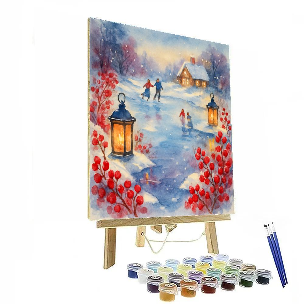Cranberry Pond Reflections Numbered painting kits