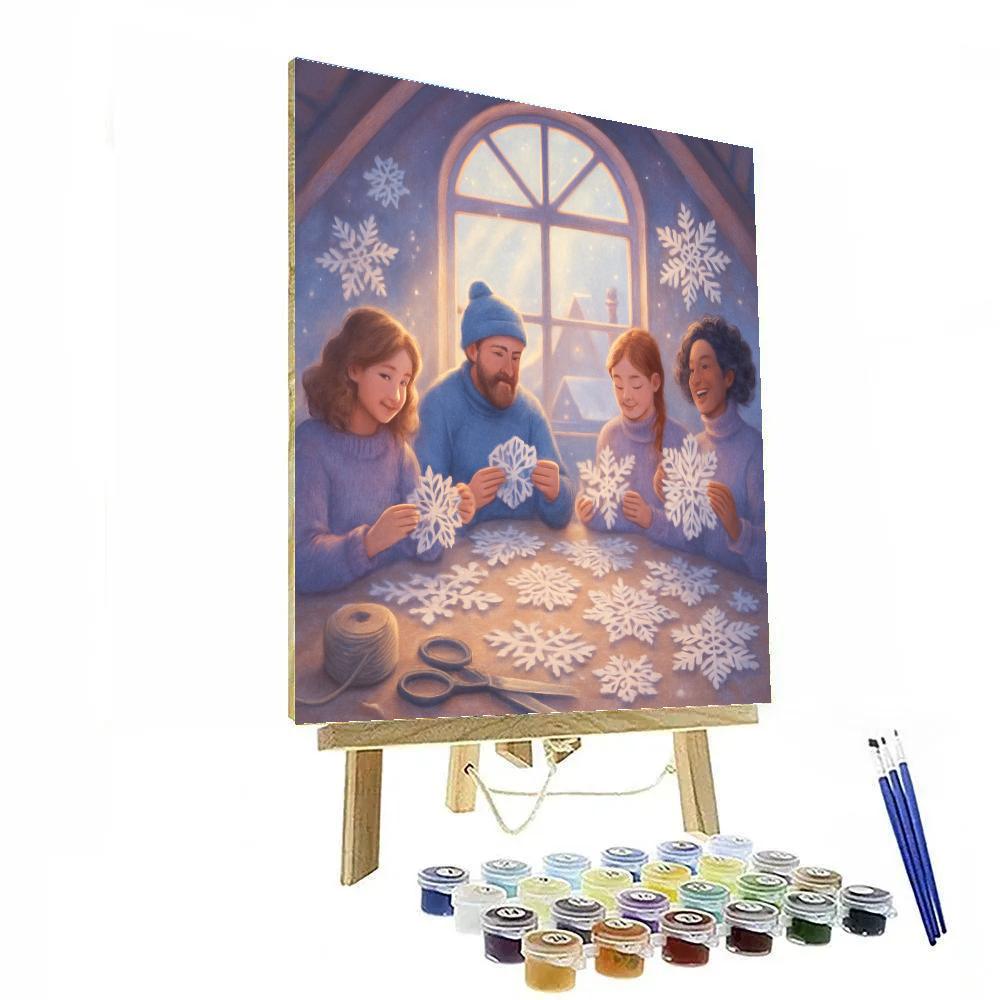 Snowflake Makers Loft paint by color