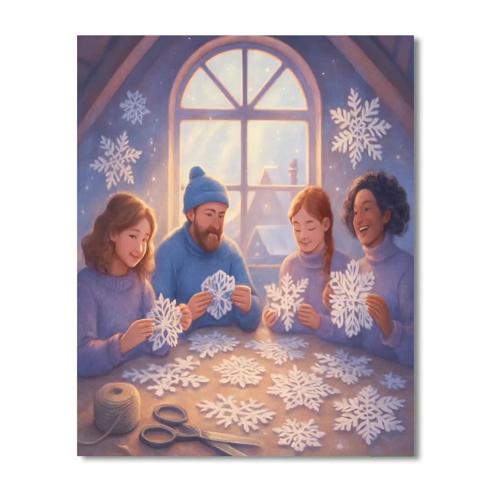 Snowflake Makers Loft paint by color