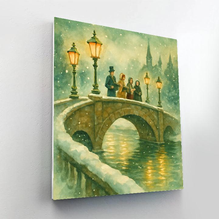 Frostbridge Carol Lanterns DIY paint by numbers