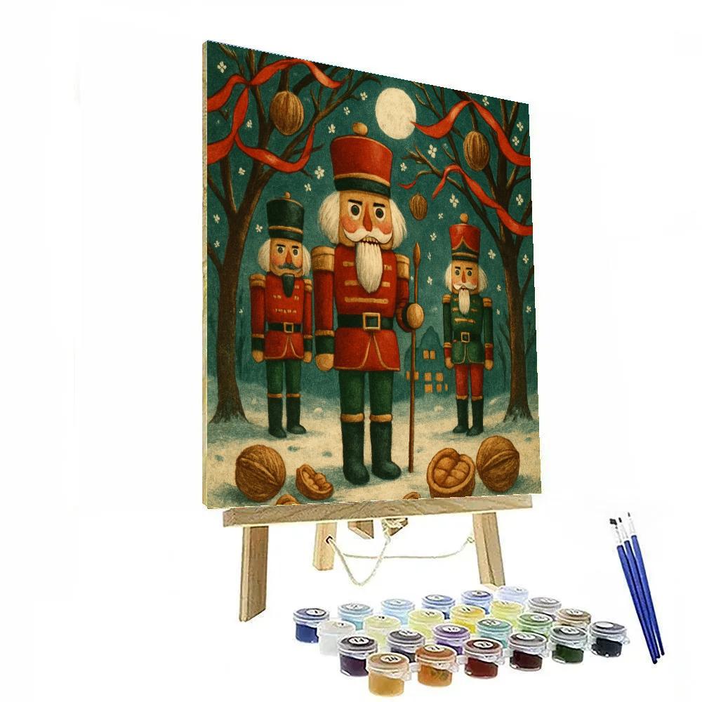 Nutcracker Orchard Watch Numbered painting kits