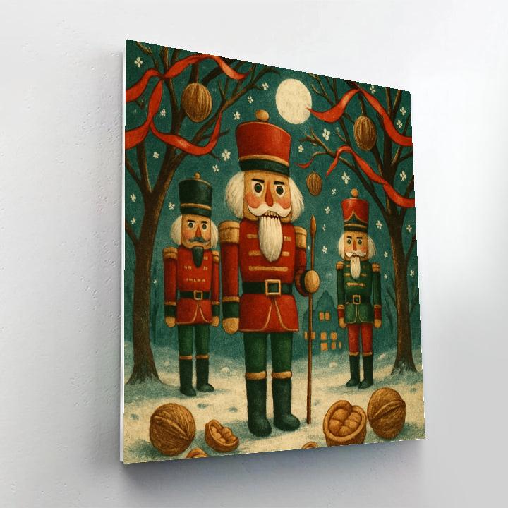 Nutcracker Orchard Watch Numbered painting kits