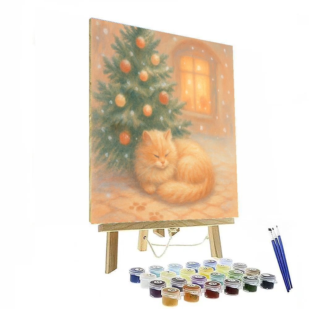 Alley Snowcat And Spruce paint by number