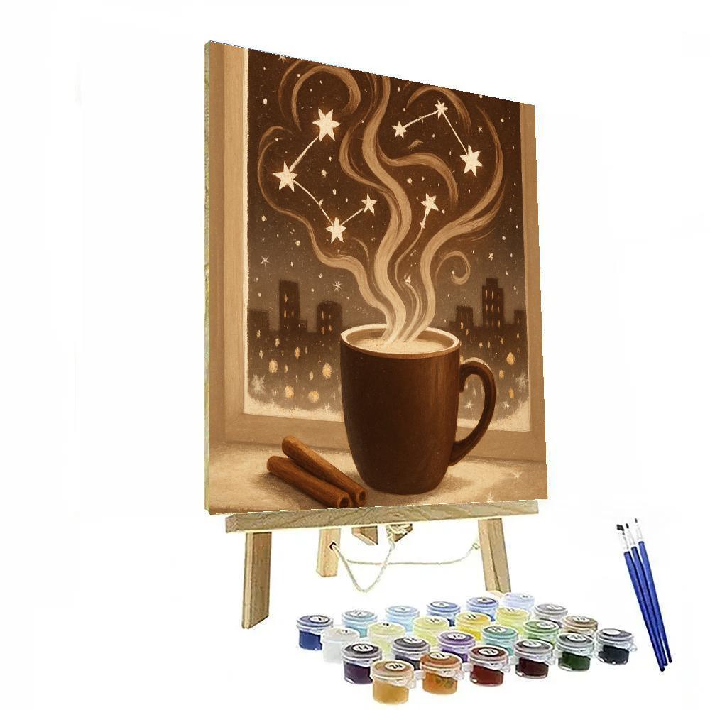 Cocoa Steam Constellations DIY paint by numbers