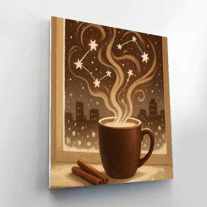 Cocoa Steam Constellations DIY paint by numbers
