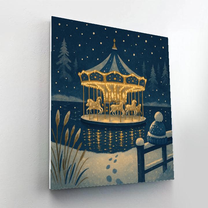 Starglow Carousel Lake paint by color