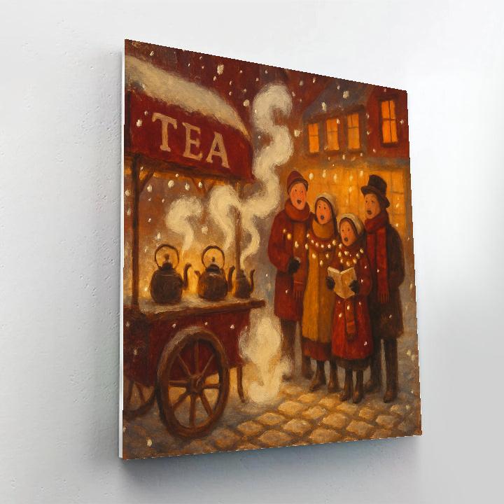 Winter Kettle Choir Number painting