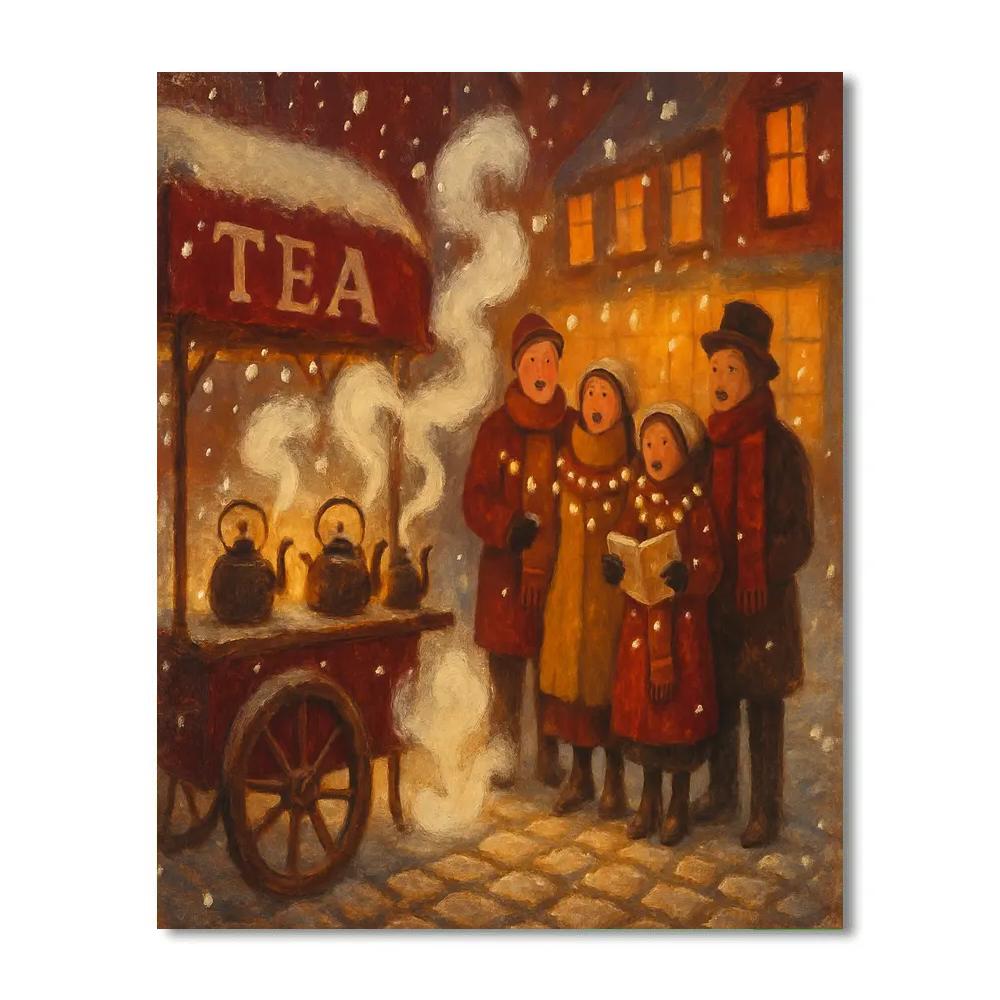 Winter Kettle Choir Number painting