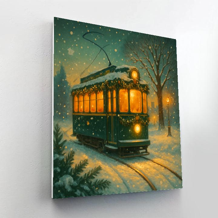 Polar Green Tram Numbered painting kits