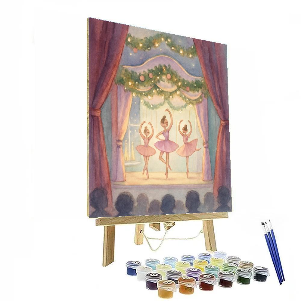Sugarplum Puppeteer Stage paint by numbers