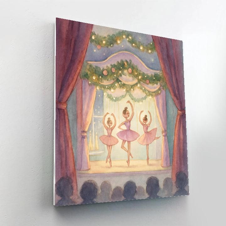Sugarplum Puppeteer Stage paint by numbers