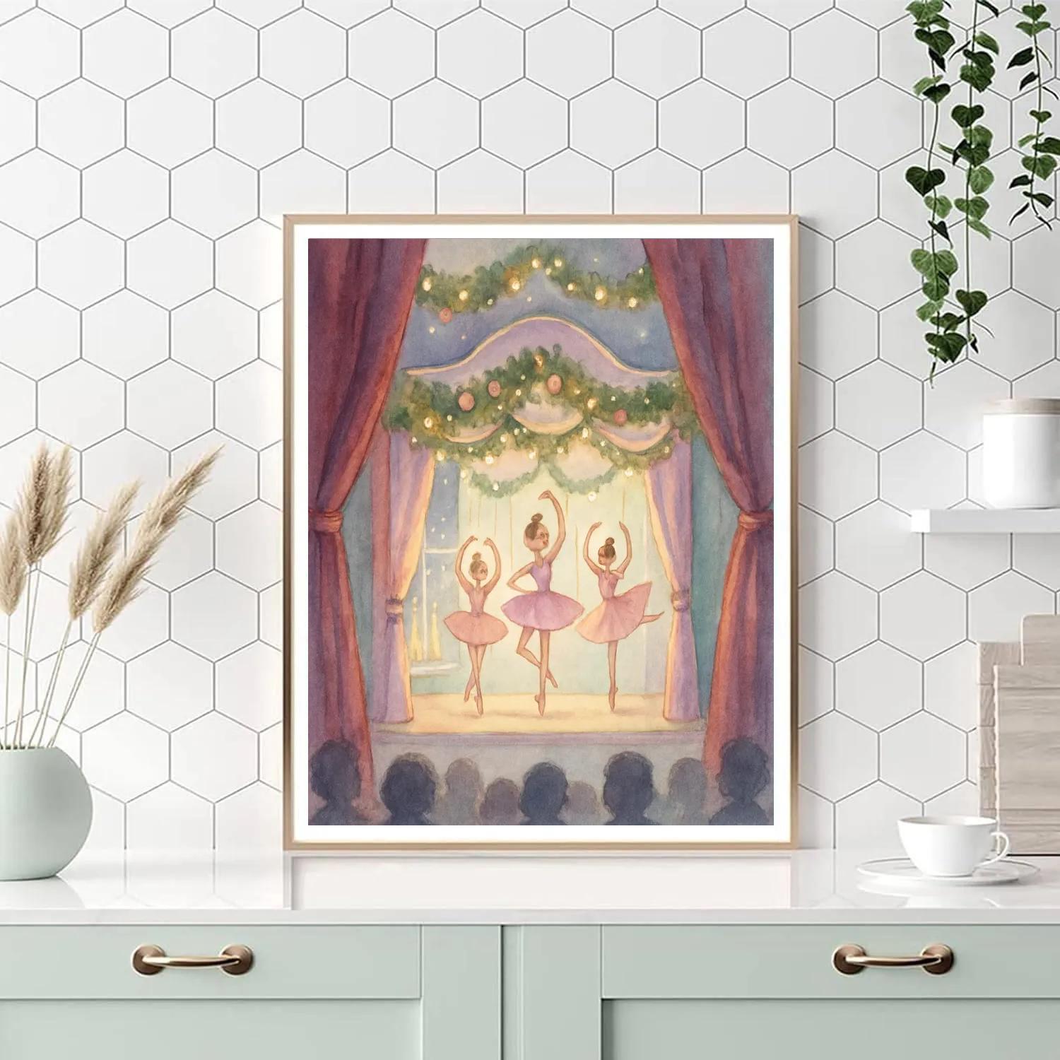 Sugarplum Puppeteer Stage paint by numbers