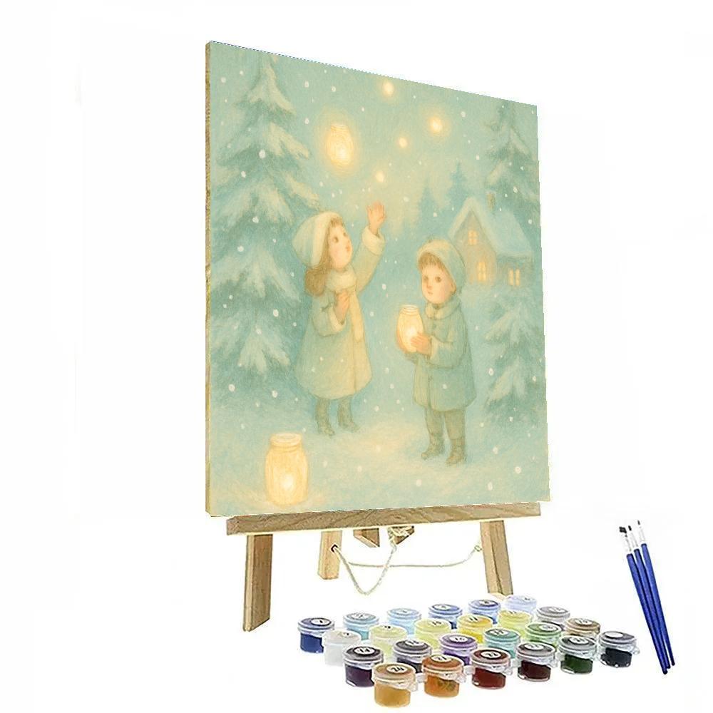 Glowbug Pine Clearing painting number kit