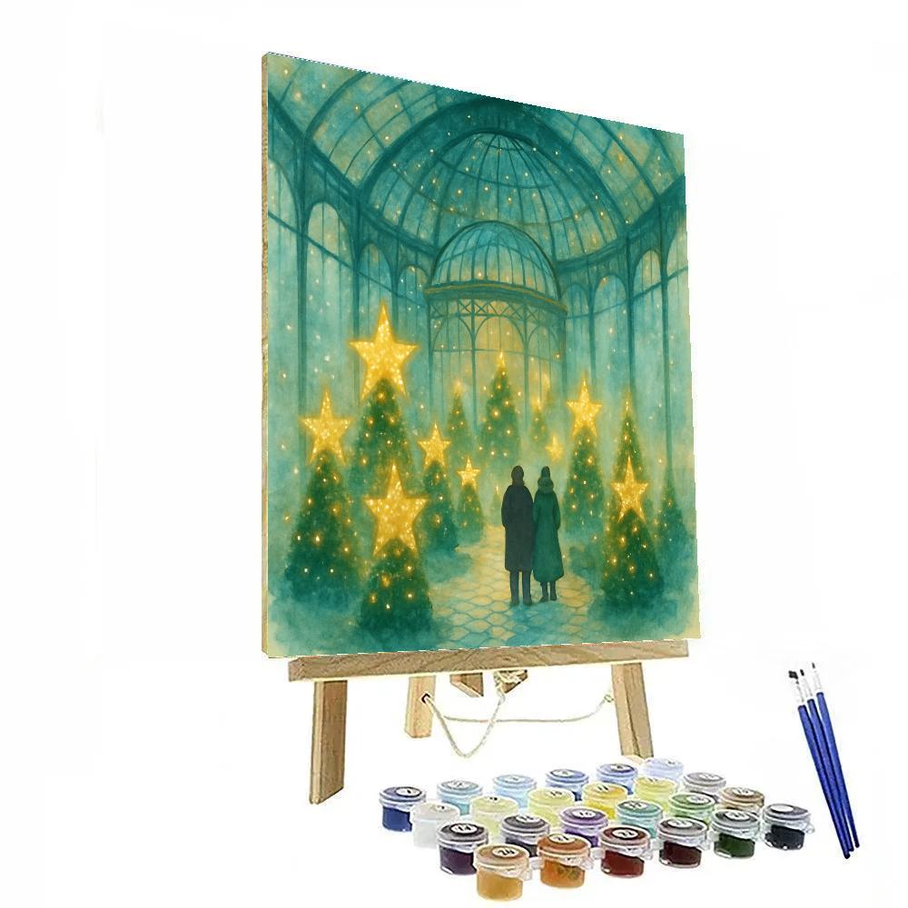 Winter Stargarden Conservatory paint by numbers