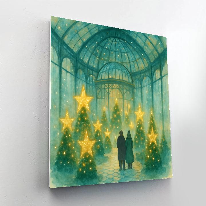 Winter Stargarden Conservatory paint by numbers