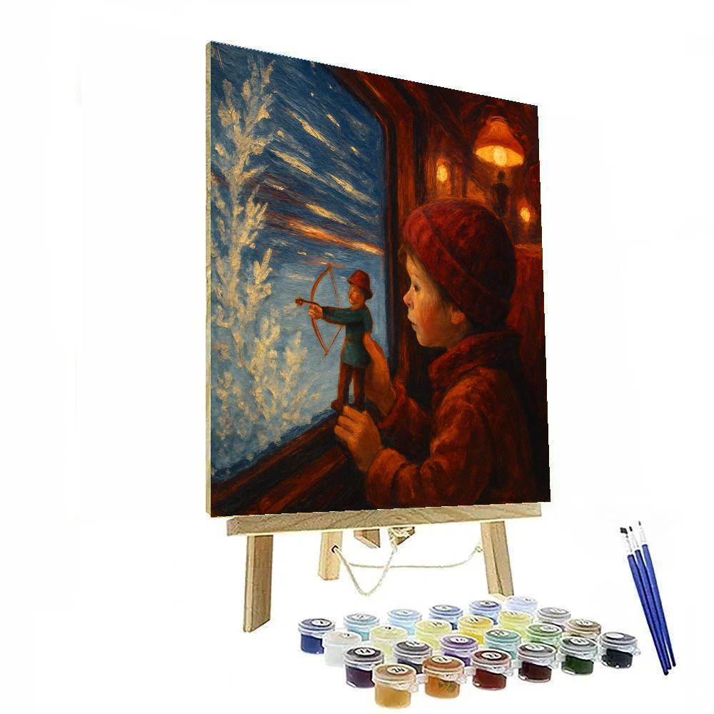 Ember Window Train Archer Numbered painting kits