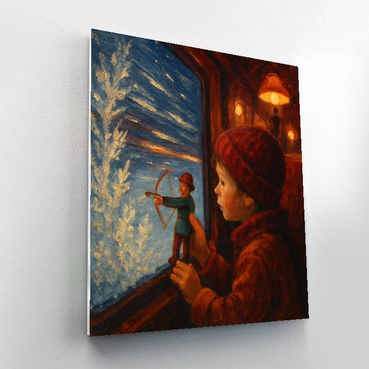 Ember Window Train Archer Numbered painting kits