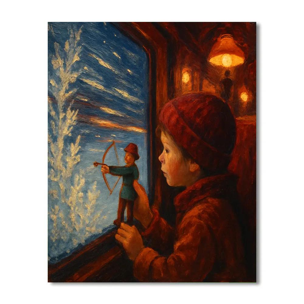 Ember Window Train Archer Numbered painting kits