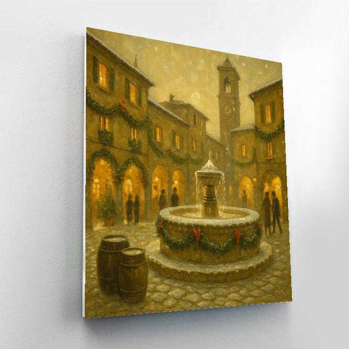 Fir Garland Piazza paint by color