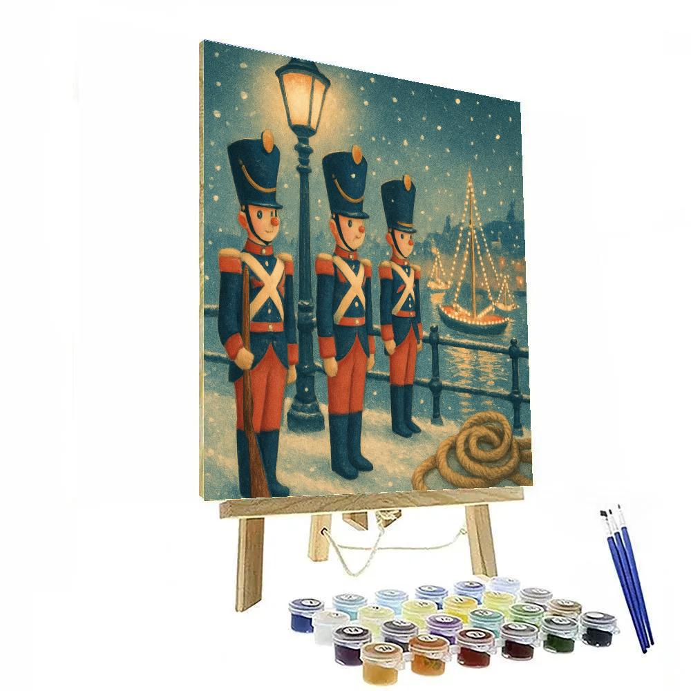 Tin Soldier Harbor Watch painting number kit