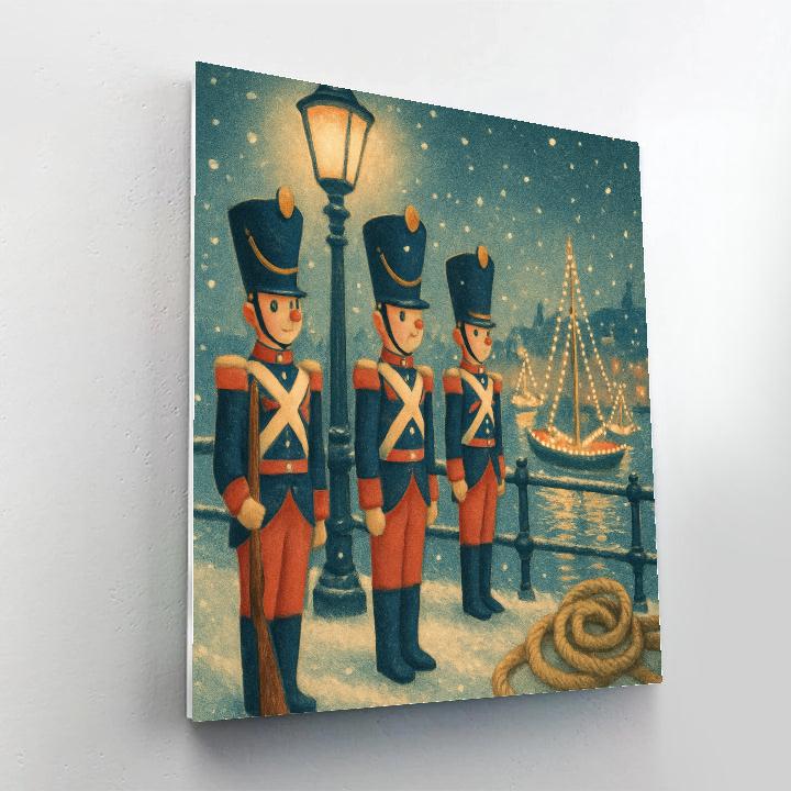Tin Soldier Harbor Watch painting number kit