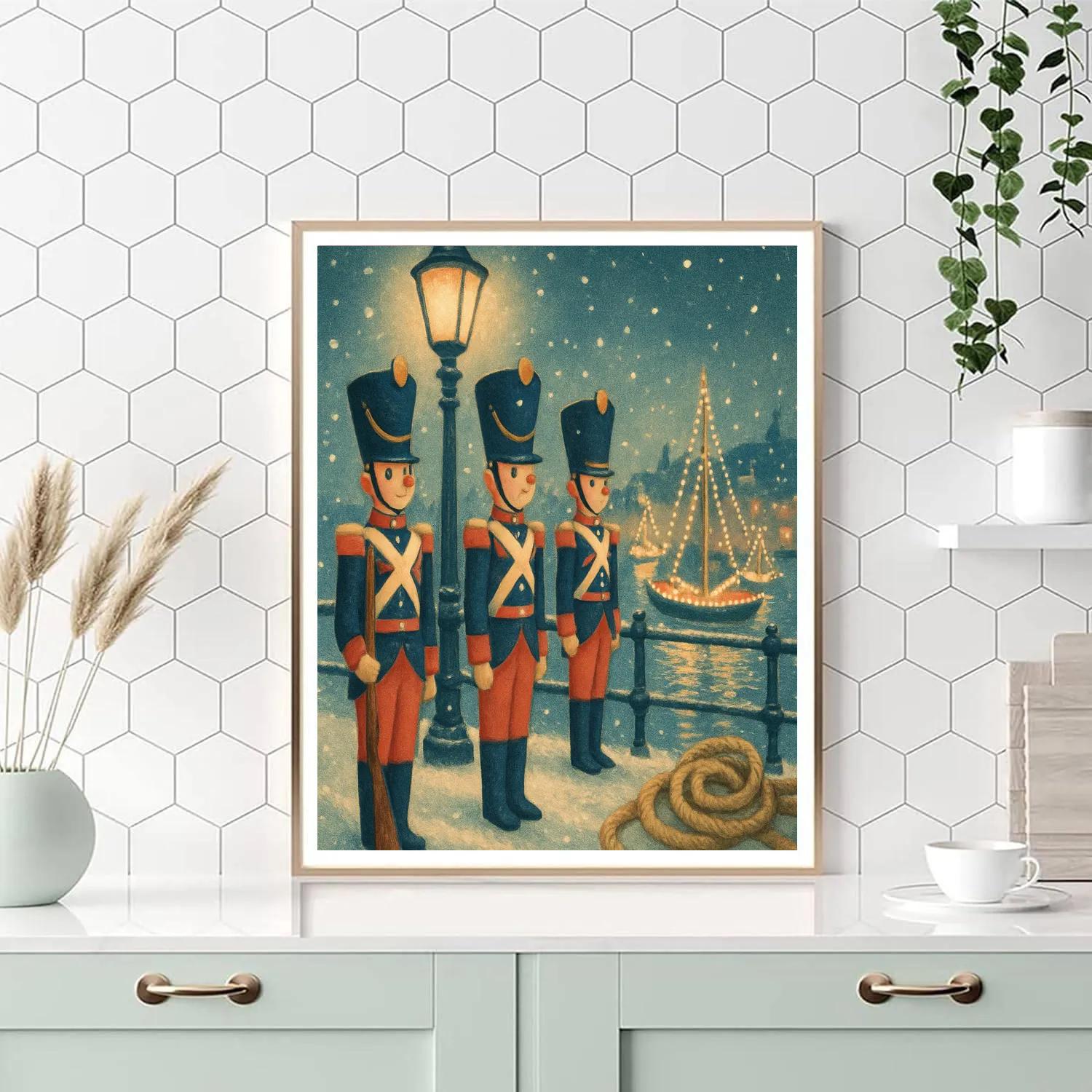 Tin Soldier Harbor Watch painting number kit