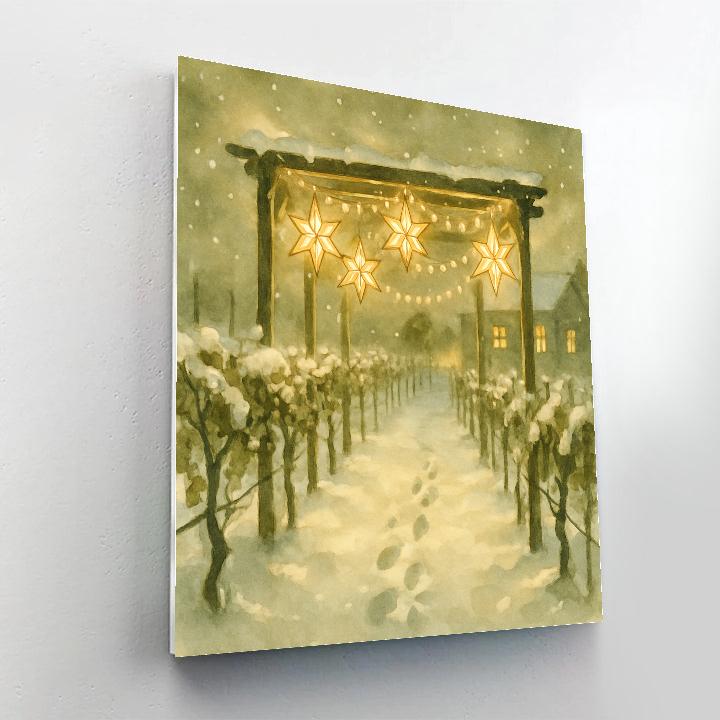 Star Lantern Vineyard Pergola Painting by numbers kit