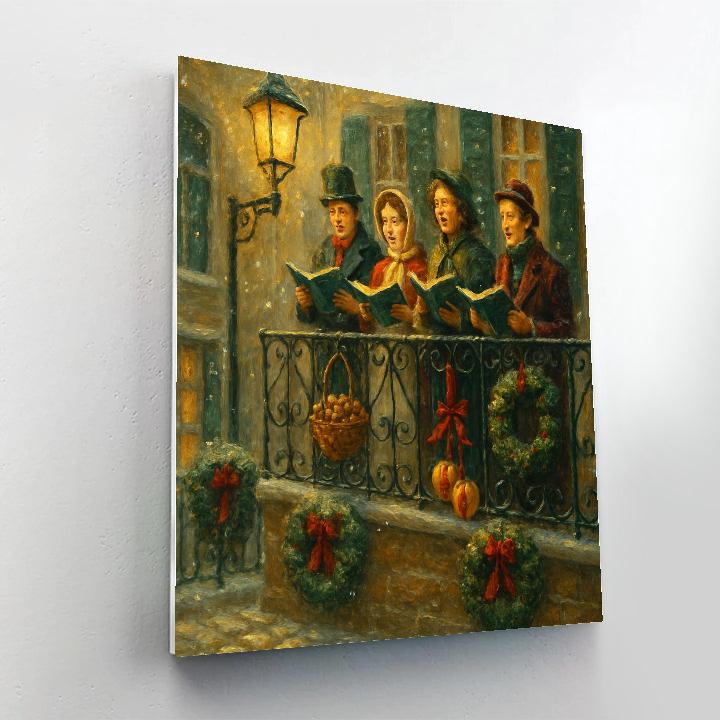 Walnut Street Carol Balcony paint by number