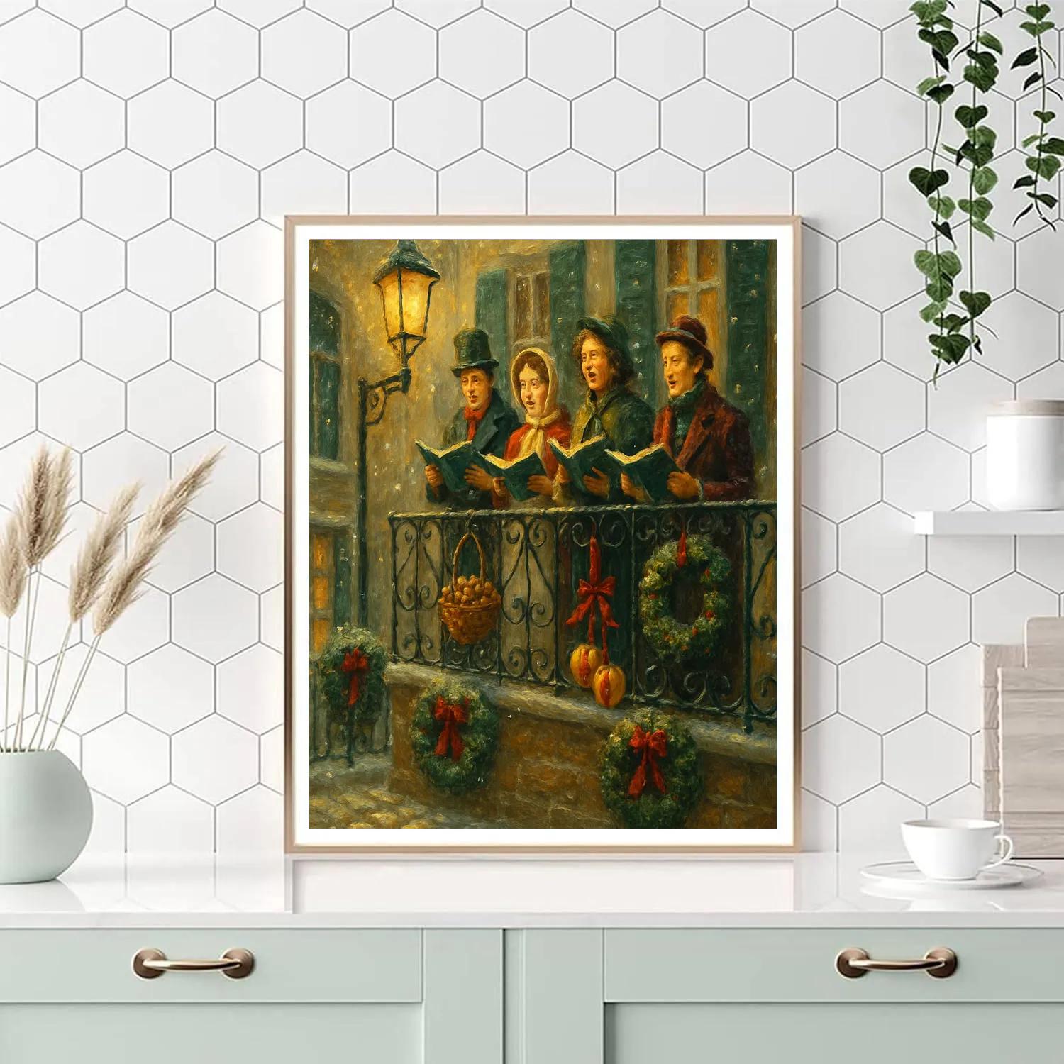 Walnut Street Carol Balcony paint by number