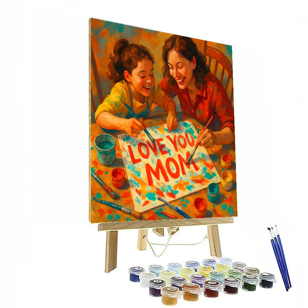 Mothers Day Art Studio Afternoon paint by color