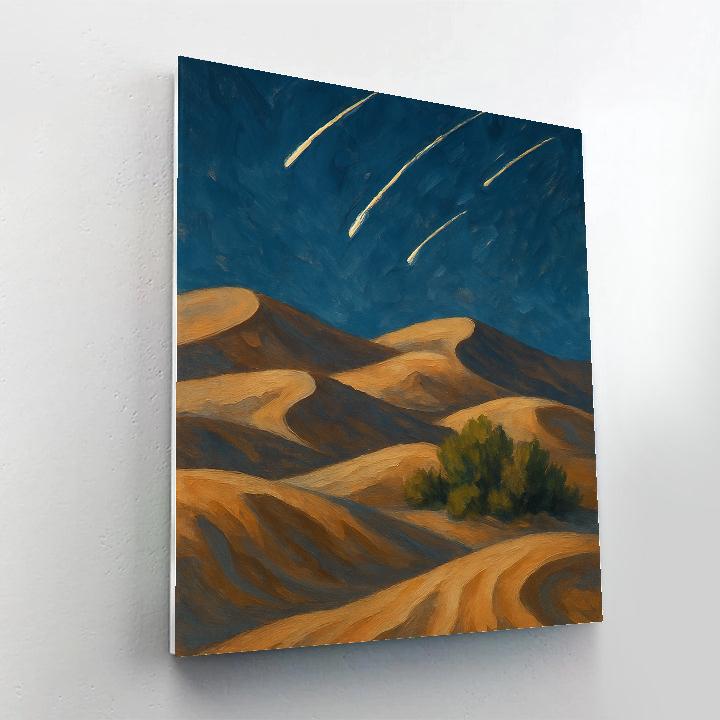 Meteor Shower Over Desert Dunes Paint by numbers kits