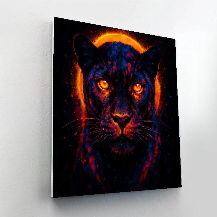 Supernova Panther Portrait Painting by numbers kit